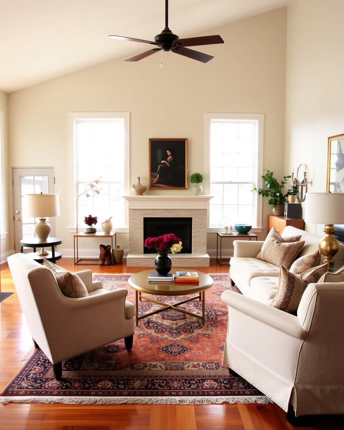 Beautifully staged Wisconsin home interior